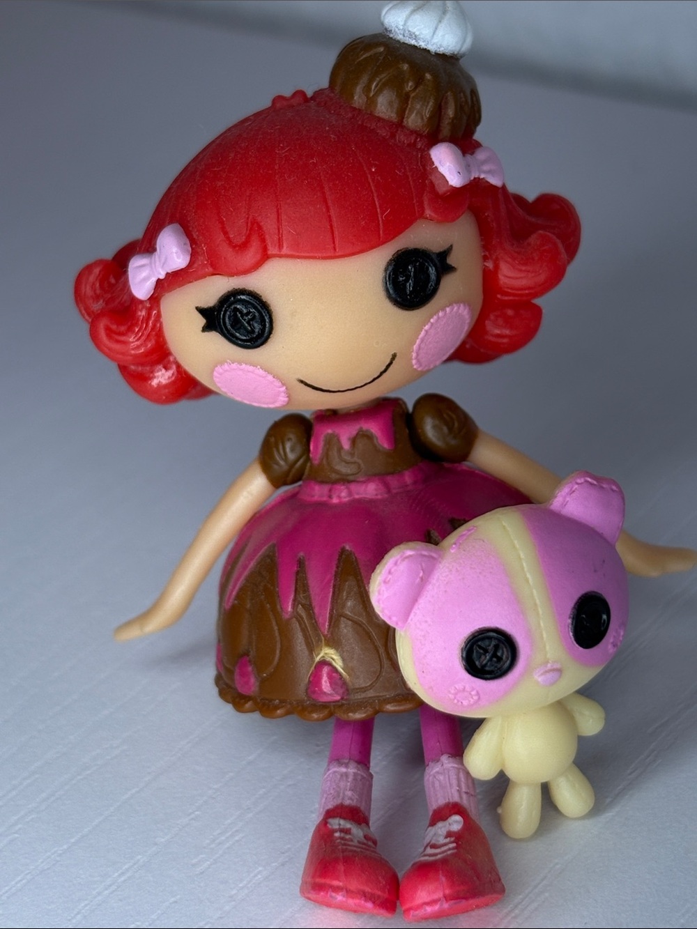 Mini Lalaoopsy Choco Whirl Swirl With Bear
